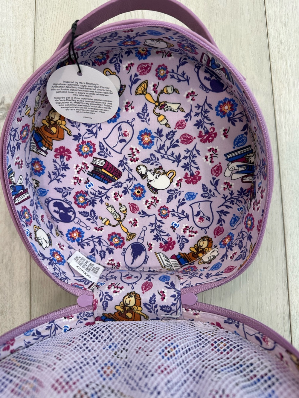 Vera Bradley and Disney collaboration Limited edition Purple Round bag - Picture 2 of 5
